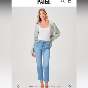 NWT Cindy Crop Straight Jean in the color Persona